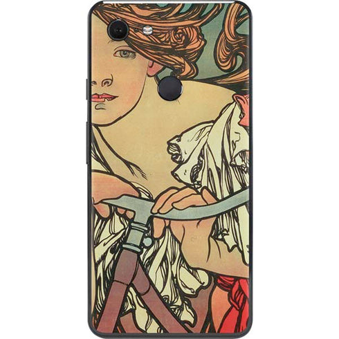 Alphonse Mucha Cycles Perfecta Google Pixel 3 XL Skin